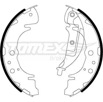 Brzdová čelist Sada brzdových čelistí TOMEX C TX 22-06