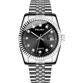 Hodinky Pánské analogové hodinky s kovovým páskem TF931 Barva (Varianta): SILVER BLACK