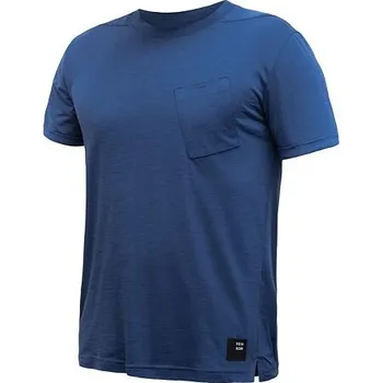 cyklistický dres Triko krátké pánské SENSOR MERINO AIR TRAVELLER tm.modré M
