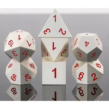 Příslušenství k deskovým hrám SADA PRVNÍ POMOCI 7 KOVOVÝCH KOSTEK RPG