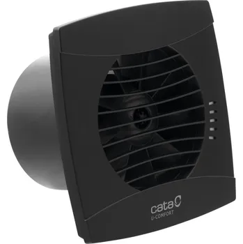 Ventilace UC-10 TH koupelnový ventilátor axiální s automatem, 8W, potrubí 100mm, černá