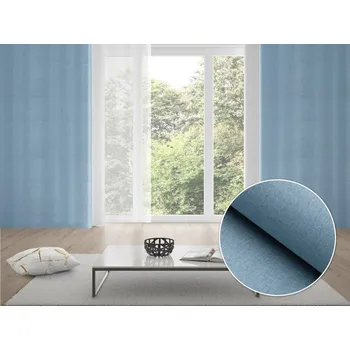 ubrus 100% zatemňovací závěs Blackout BKW-210 Světle modré žíhání 130x140 cm