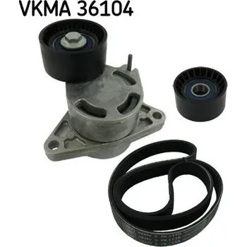 Sada žebrovaných klínových řemenů SKF VKMA 36104
