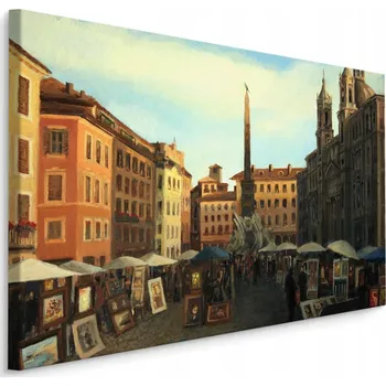 Obraz Obraz na plátně město Řím pohledy obývací pokoj 30x20