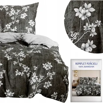 Povlečení Povlečení 160x200 Sada 3 dílná Bavlněný Satén Stylová Aida