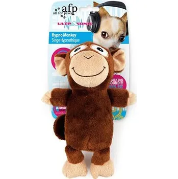 Hračka pro psa Plyšová opice AFP Ultrasonic s ultrazvukovým pískátkem