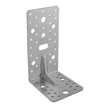 Tesařské kování KP6 - úhelník s prolisem 172x105x90x3 mm (Úhelník spojovací montážní kovový )