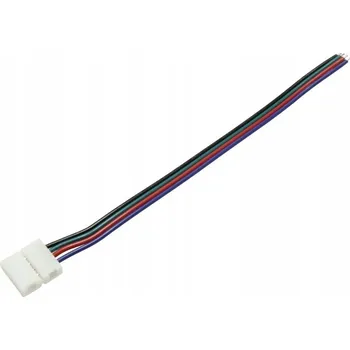 LED osvětlení Konektor / Spojka 4 piny pro vícebarevné LED pásky RGB 10mm IP20 12V 24V