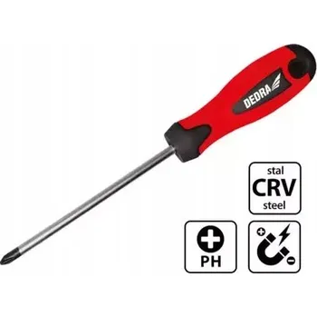 Šroubovák Křížový šroubovák Dedra 06A010 PH0 x 75 mm