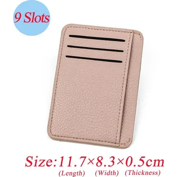 Outdoorové zavazadlo Pánský kožený cardholder Barva (Varianta): Pink no zipper