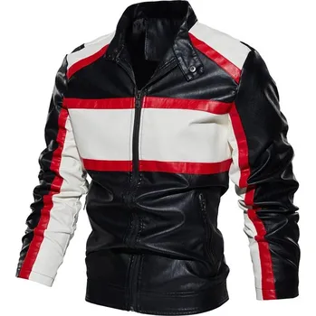 Moto bunda Pánská kožená bunda ND122 Barva: Bílá, Velikost: 3XL