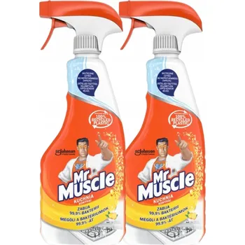 Mr Muscle Čisticí a Dezinfekční Sprej na Kuchyně Citron 500ml x2