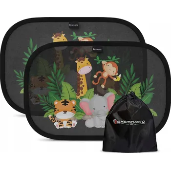 Stínítko do auta SLUNEČNÍ CLONA DO AUTA X2 UV OCHRANA SAMOLEPICÍ PROTI SLUNCI