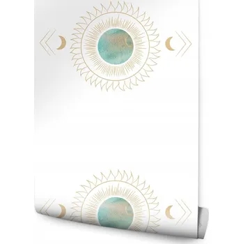 Fototapeta Tapeta v roli Abstraktní SLUNCE Boho Hvězdy