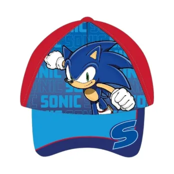 Čepice Kšiltovka Sonic červená 52cm
