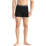 Pánské merino boxerky ICEBREAKER Mens Anatomica Boxers, Black velikost: XXL