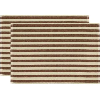 prostírání Prostírání v sadě 2 ks s příměsí juty 33x48 cm Statement Stripe – Södahl ID_1753798