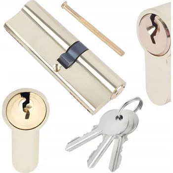 Vložka do dveří Vložka zámku A&B mosaz 45/50 - Cylindrická vložka s 3 klíči