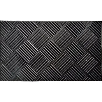 M.A.T. Group rohož guma 45 × 75 cm Kosočtverce, Černá