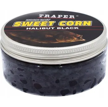 Návnadová surovina Sladká kukuřice Traper 70g Halibut Black