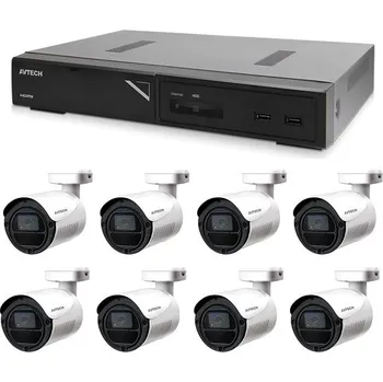 Kompletní kamerový systém AVTECH kamerový set 1x NVR AVH1109 a 8x 2MPX IP Bullet kamera DGM2103SV