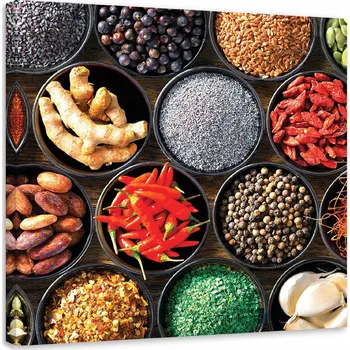 Obraz OBRAZ DO KUCHYNĚ Jídlo Koření Kuchyňské 40x40
