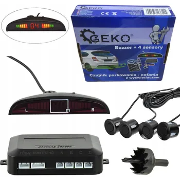 Parkovací asistent Parkovací senzory LCD displej + Bzučák