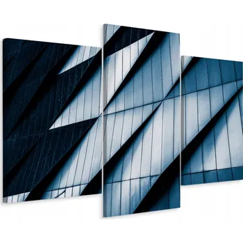 Obraz Obraz Triptych ARCHITEKTURA Makro Detail 3D 90x60 cm