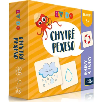 Kvído Chytré pexeso - Barvy a tvary