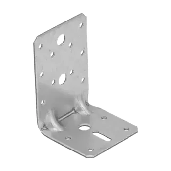 Tesařské kování KPK 23 - úhelník s prolisem 95x65x65x2,5 mm (Úhelník zesílený, spojovací)