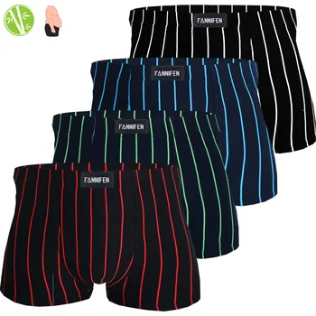 Boxerky FANNIFEN Pánské bambusové boxerky Mix 7XL