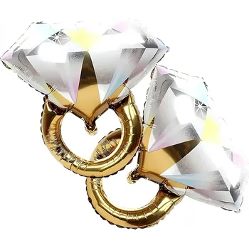 Party dekorace GRAVENO Prstenové svatební balónky