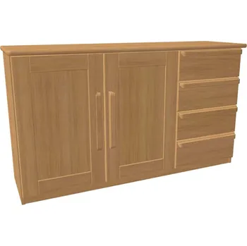 Komoda Komoda JELÍNEK PAVLA B3DDZ Buk, Orange