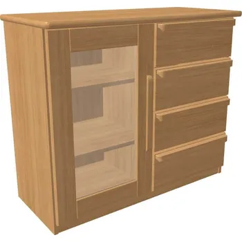 Komoda Komoda JELÍNEK PAVLA B2SZ Buk, Red