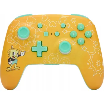 Gamepad PowerA SWITCH Bezdrátový ovladač Enhanced Cuphead: Ms. Chalice