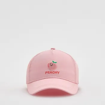 Čepice Reserved - Kšiltovka s&nbsp;výšivkou - pastelově růžová - 261GF-03X - 261GF-03X-1Y3