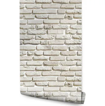 Fototapeta Tapeta SAMOLEPICÍ Stará CIHLOVÁ Bílá Zeď 3D