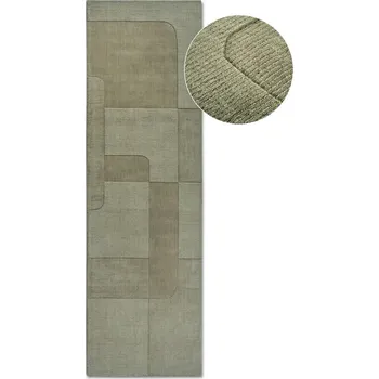 Koberec Zelený ručně tkaný vlněný běhoun 80x250 cm Charlotte – Villeroy&Boch ID_1673606