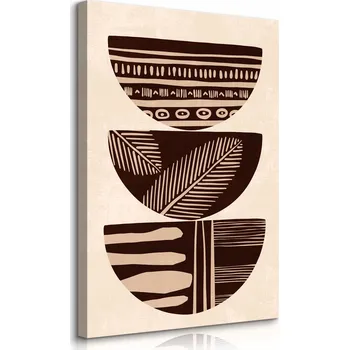 Obraz OBRAZ DO LOŽNICE AZTÉCKÉ VZORY STYL BOHO MINIMALISMUS 40x60