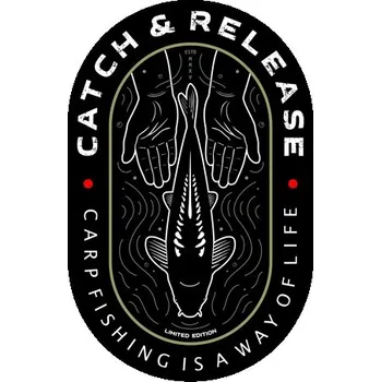 4ANGLERSDESIGN Samolepka 97 Catch And Release Carpfishing