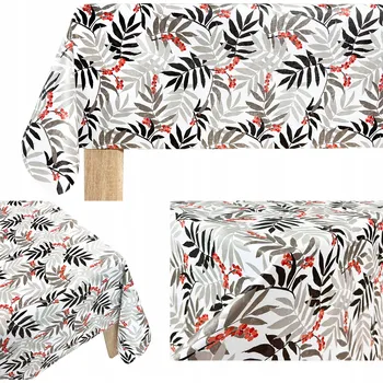 ubrus Silná voskovaná plachta na flísu 140x160 cm, ubrus odolný proti skvrnám na zahradní stůl