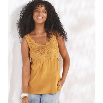 Dlouhý top s macramé kari 52