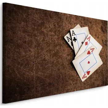 Obraz Obraz Na Plátně Staré HRACÍ KARTY Vintage 40x30