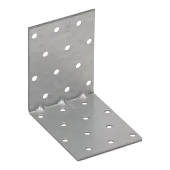 Úhloměr KMP 8 - úhelník montážní s prolisem 80x80x60x1,5 mm (Úhelník zesílený montážní kovový )
