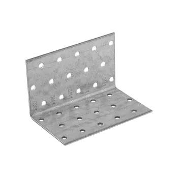Úhloměr KM6 - úhelník montážní 60x60x100x2,0 mm (Úhelník spojovací montážní kovový )