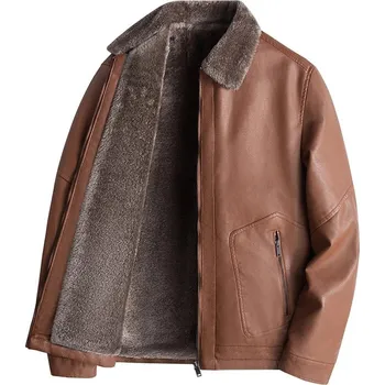 Moto bunda Pánská kožená bunda ND119 Barva: Žlutá, Velikost: XL