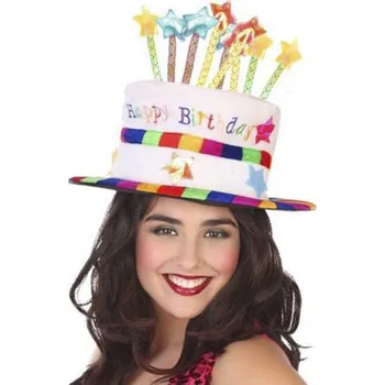 Falanzo Party Narozeninový klobouk Vícebarevná Unisex dospělí (59 cm)