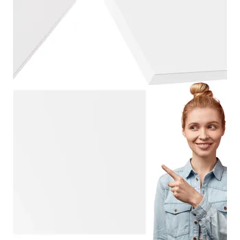 Jídelní stůl DESKA STOLOVÁ ČTVERCOVÁ LAMINÁTOVÁ 68x68 cm BÍLÁ