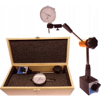 HODINKOVÝ ÚCHYLKOMĚR 1-10 0,01 + STATIV DRŽÁK ZÁKLADNA