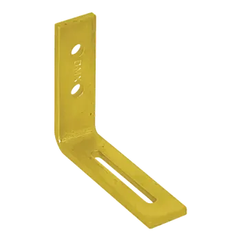 Tesařské kování Úhelník stavitelný 80 x 60 x 20 mm KR1 (Úhelník nastavitelný, zlatý zinek)